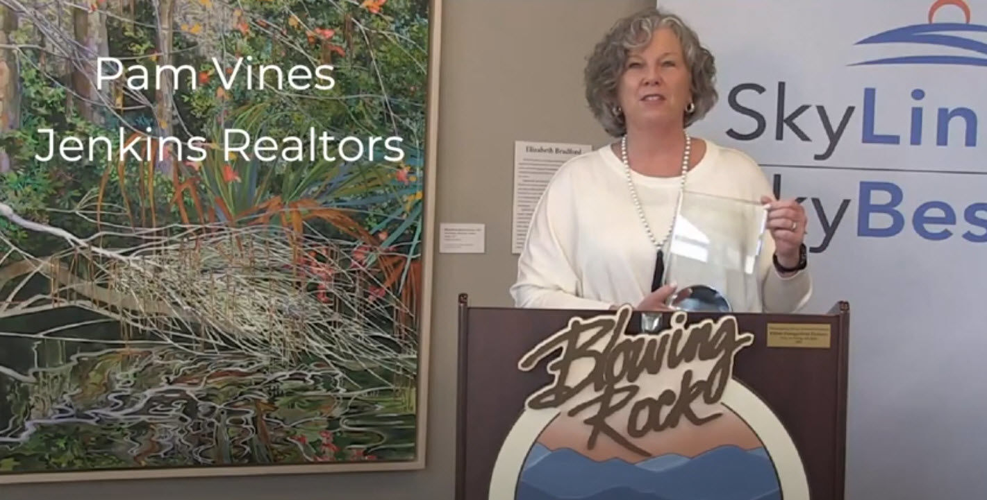 Jerry Burns Ambassadorial Award in 2020 goes to Pam Vines of Jenkins Realtors
